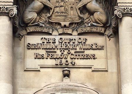 Inscription on Bristol University's Wills Tower