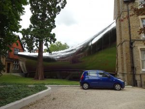 Zaha Hadid’s, stainless steel, Stirling Prize winning ‘tunnel’