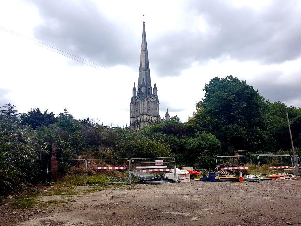 St Mary Redcliffe from Redcliffe Wharf