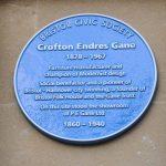 Crofton Gane blue plaque